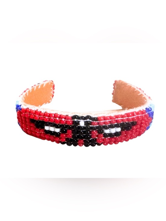Hand Crafted Jewelry - Vintage Native Seed Bead Bracelet (2 ).